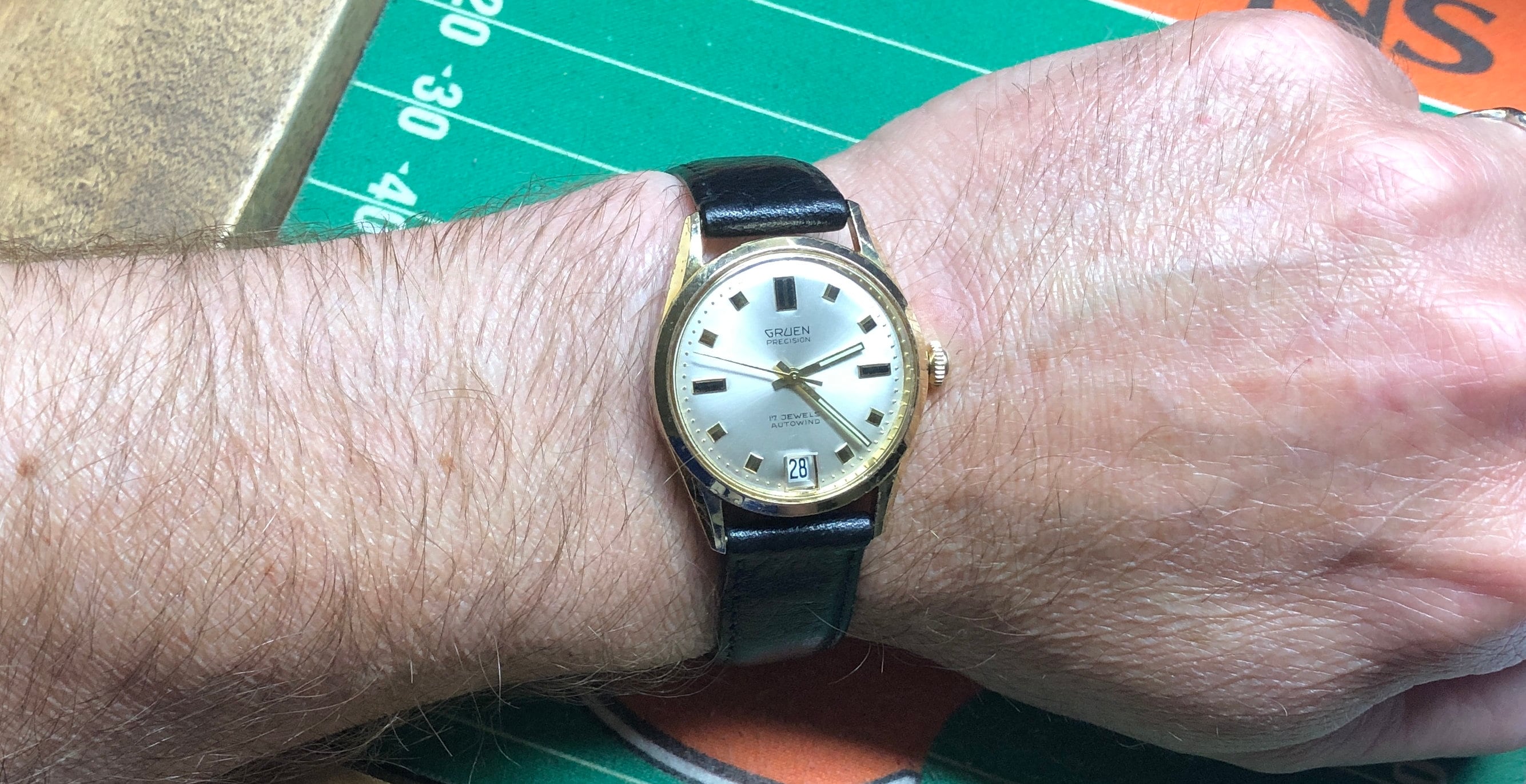 Gruen Precision Autowind, 7j, 1970's, SERVICED Looking Good! - Etsy