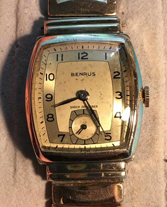 Vintage Benrus 1930's, hooded lugs, serviced with