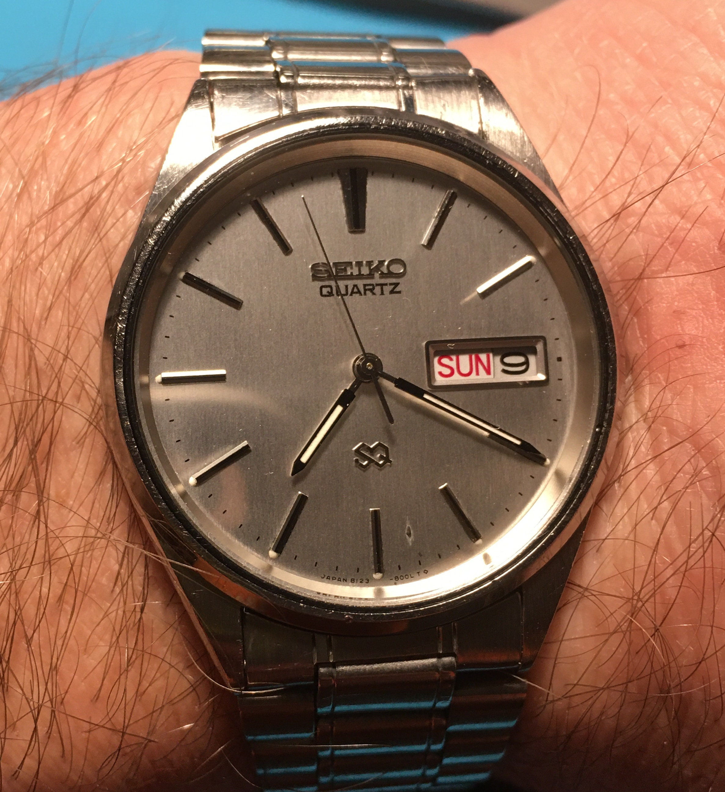 Vintage Seiko 8123-8009 Seiko SQ - Etsy