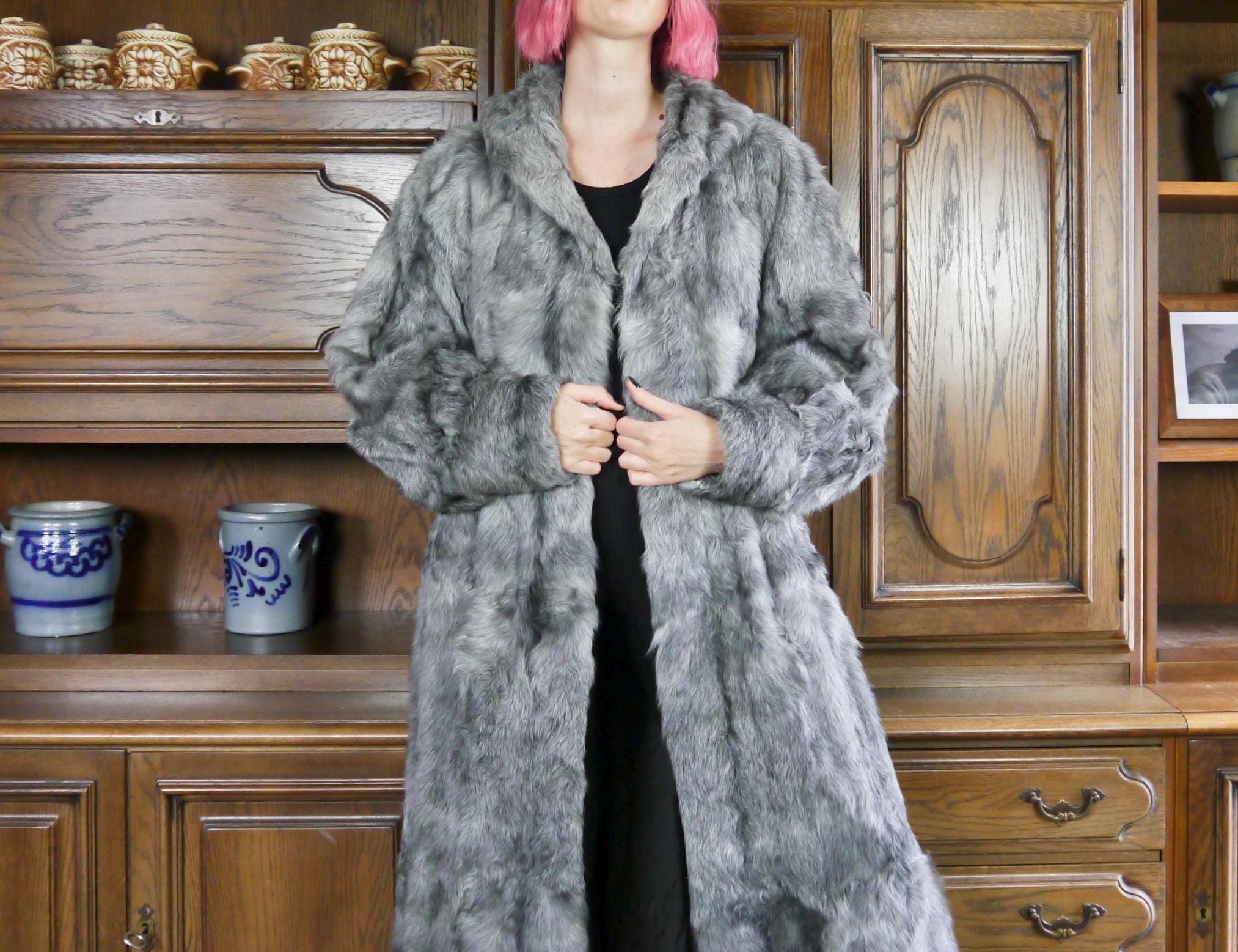 Treat Urself bunny curly fur coat ファーコート Treat Urself