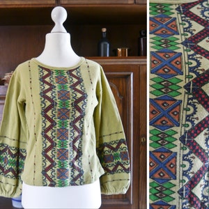 Vintage 90s Does 70s Hippie Sweatshirt XS-S
