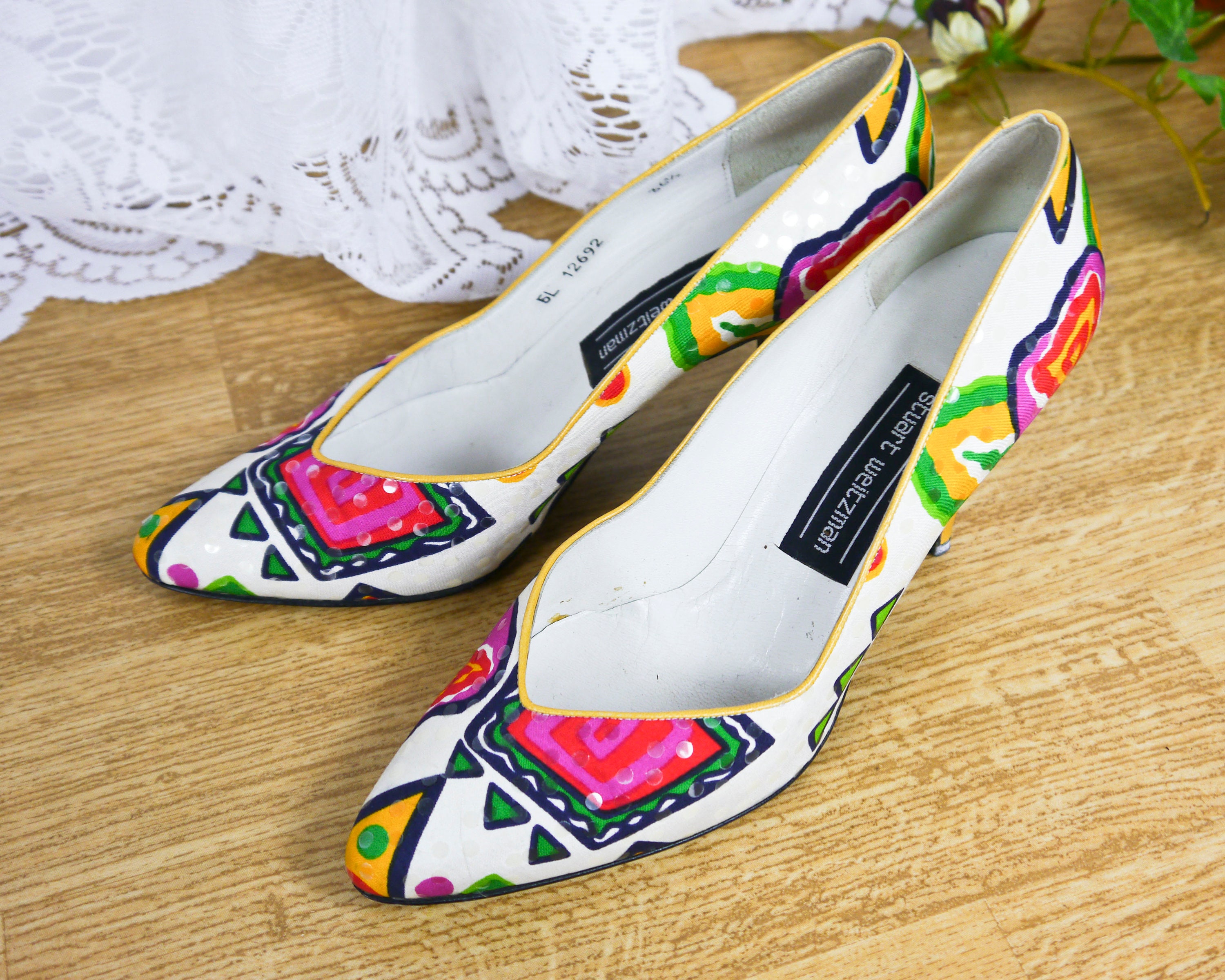 Vintage 80s Colorful 