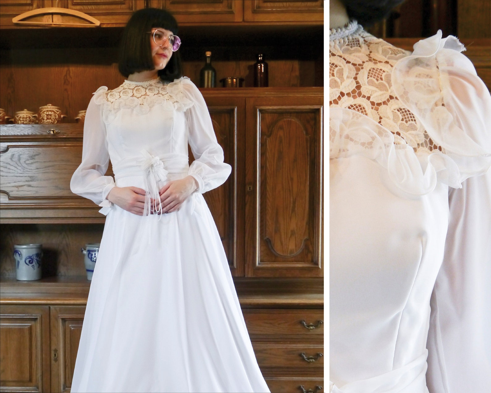 Robe De Mariée Vintage Année 70