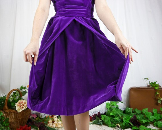 Purple 50s hotsell dress