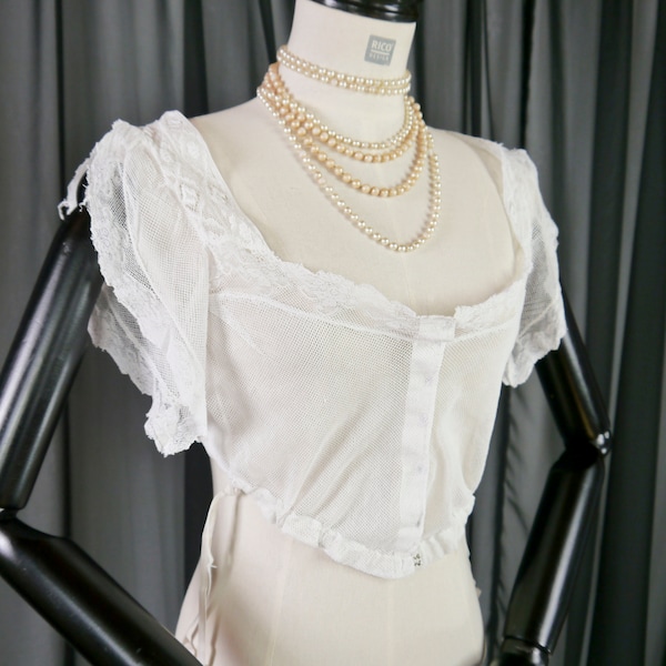 Bustier anti-transpiration historique (sans coussin anti-transpiration) vers 1900