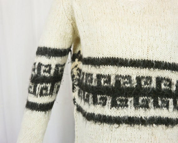 トップス 90s Native pattern alpaca knit sweater vintage alpaca sweater – 86 Vintage