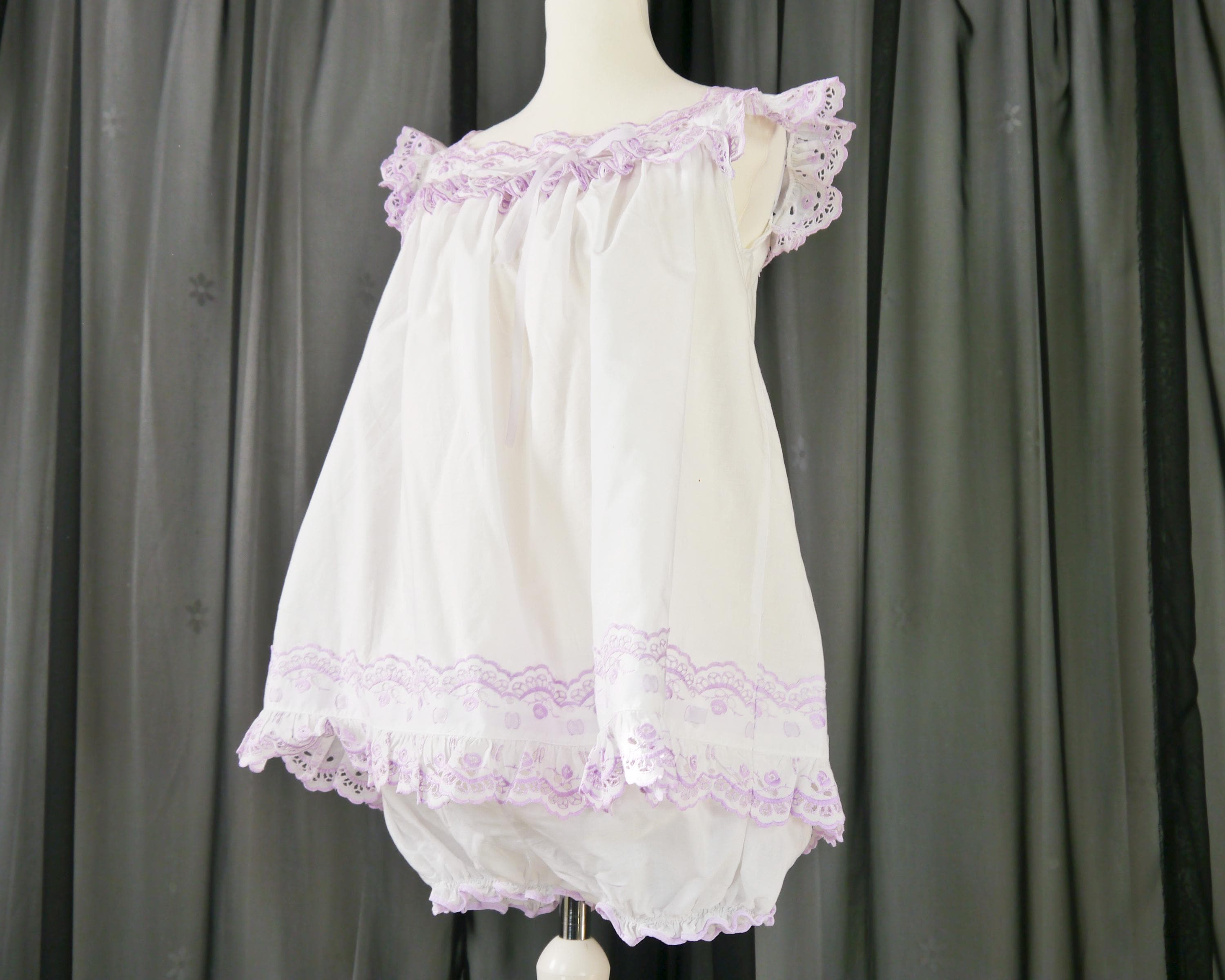 Babydoll Vintage Pyjama 60s Vintage Babydoll Pyjamas Baby Doll