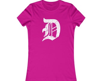 Detroit D - Detroit vs Everybody - Detroit 313 - I Love Detroit - Detroit Michigan - Michigan Gift Ideas - Women's Favorite Tee