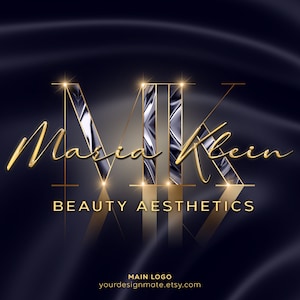 Blue Beauty Logo, Jewellery Logo, Premade Logo, Sparkle Logo, Midnight Blue Logo, Boutique Logo, Salon Logo, Nails Logo, Luxury Logo #233