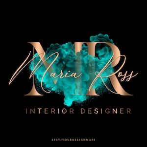 Logotipo turquesa en acuarela, logotipo oro rosa, logotipo verde azulado ahumado, logotipo de belleza, logotipo de uñas, logotipo de cejas, logotipo de pestañas, logotipo de eventos, logotipo de cosméticos, n.° 95