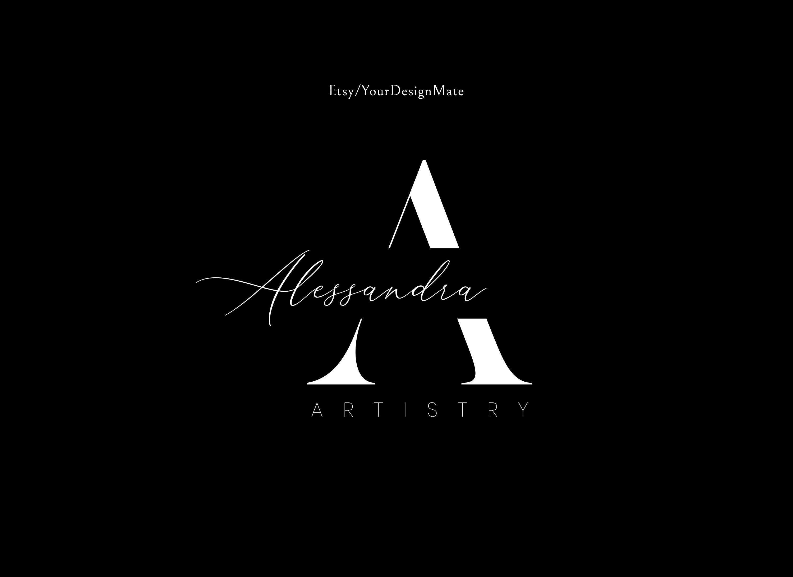 Gold Makeup Artist Logo Gold Beauty Logo Signature Logo Etsy