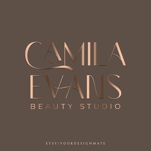 Scented Candles Logo, Wax Logo, Skincare Logo, Beauty Logo, Rose Gold Logo, Boutique Logo, Hair Extension Logo, Premade Logo, Lash Logo #171