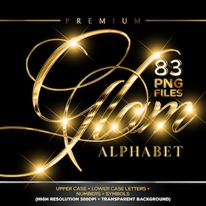 Alfabeto cromado dorado PNG, letras de escritura metálica, clipart de oro líquido, descarga digital A-Z, colección de letras doradas, letras doradas brillantes n.° 80
