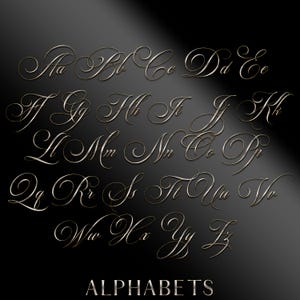 Silver Glitter Alphabet Clip Art – Metallic Sparkle Letters PNG, Bling ...