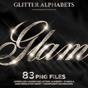 Glitter Script Alphabet PNG, Sparkly Letters Clipart, Glam Script Letters, Elegant Glitter letters PNG, Shiny Gold Alphabet Download #123