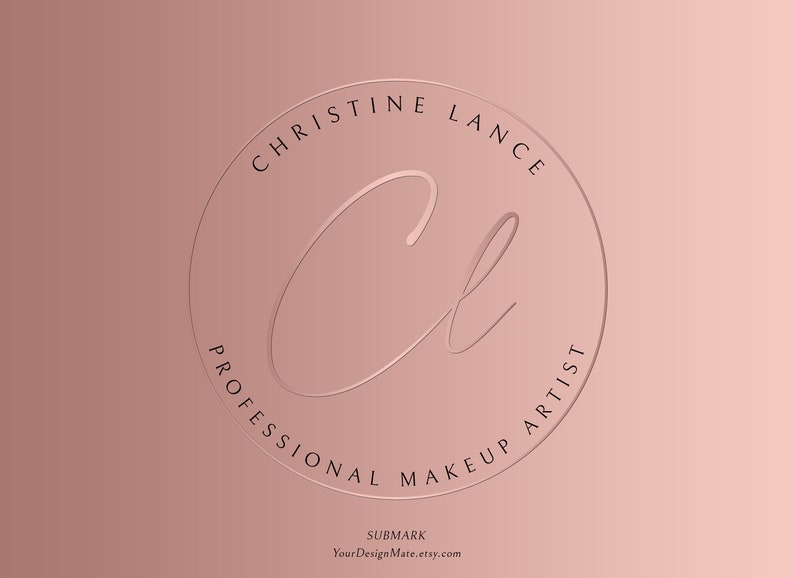 May include: A pink and white logo with the text "Christine Lance Professional Makeup Artist" in a circle around the letters "CL" in a script font.