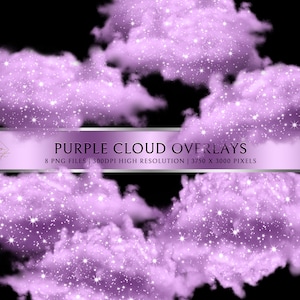 Sobreposição de fumaça roxa, fundo de logotipo, clipart de nuvem, nuvens roxas PNG, fumaça transparente, aquarela PNG, pincelada, fumaça brilhante #6