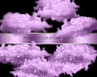 Purple Smoke Overlay, Logo background, Cloud ClipArt, Purple Clouds Png, Transparent Smoke, Watercolor PNG, Brush Stroke, Glitter Smoke #6