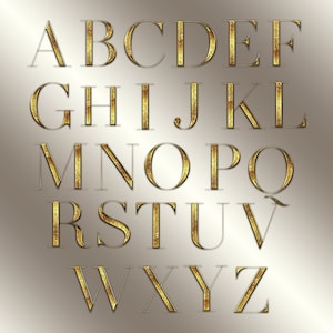 Gold Alphabet PNG, Glitter Alphabet Clipart, Diamond Alphabet PNG ...