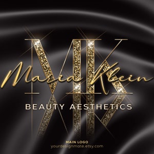 Beauty Logo, Gold Glitzer Logo, Schmuck Logo, Sparkle Logo, Vorgefertigtes Gold Logo, Boutique Logo, Salon Logo, Nails Logo, Spa Logo #229