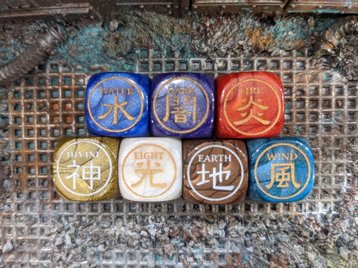 Yugioh Elemental Dice Etsy UK