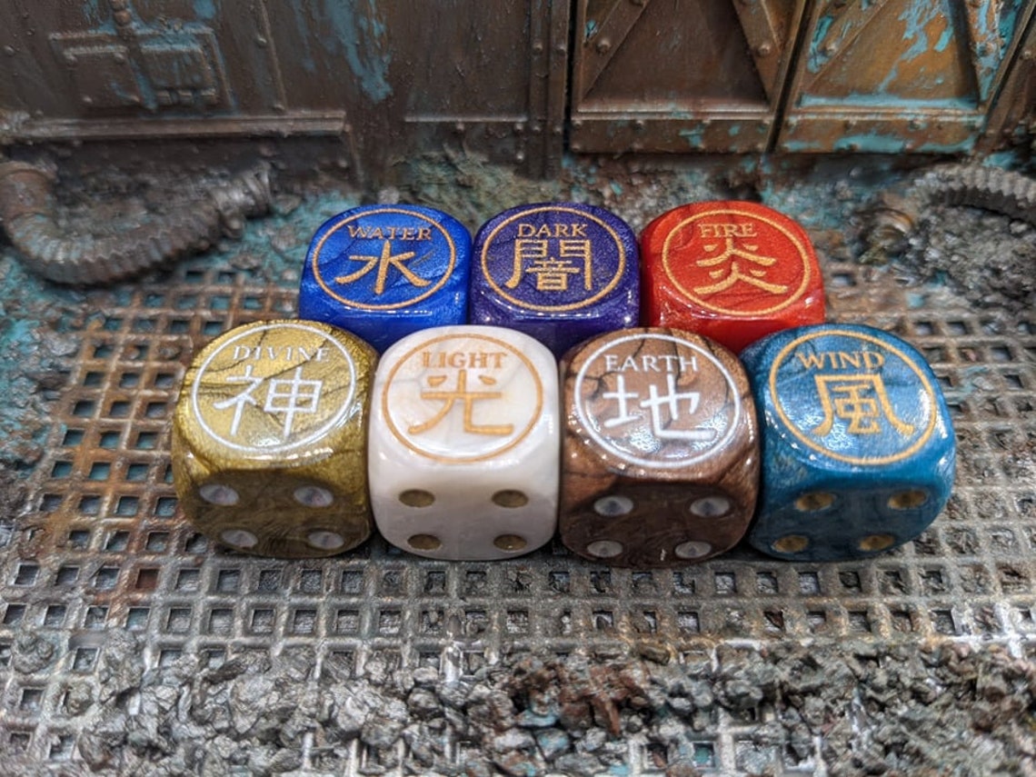 Yugioh Elemental Dice Etsy UK