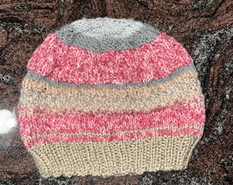 Gorro del Parque Nacional del Gran Cañón / Tejido a mano / Tamaño adulto