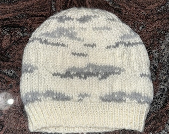 Gorro del Parque Nacional Acadia / Tejido a mano / Tamaño adulto