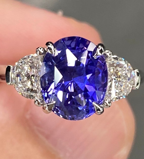 Colour change cheap sapphire ring