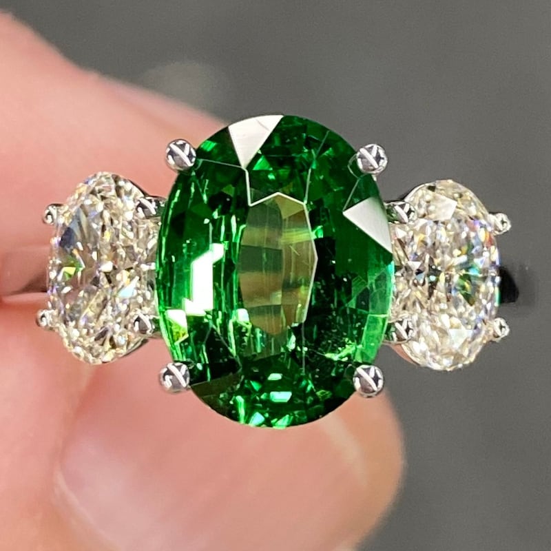Tsavorite Tsavorite Garnet - Etsy