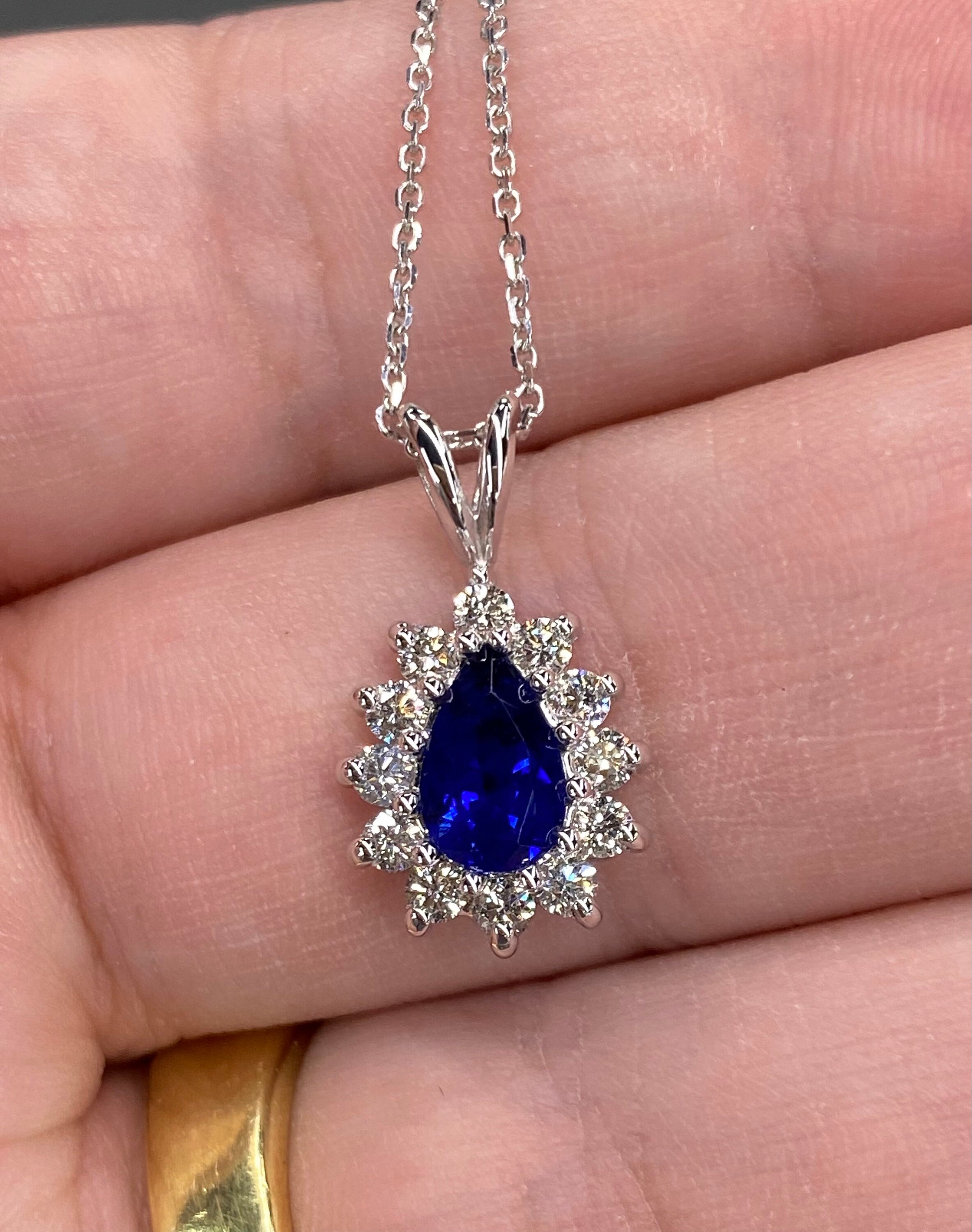 VVS Diamond Necklace 14K 