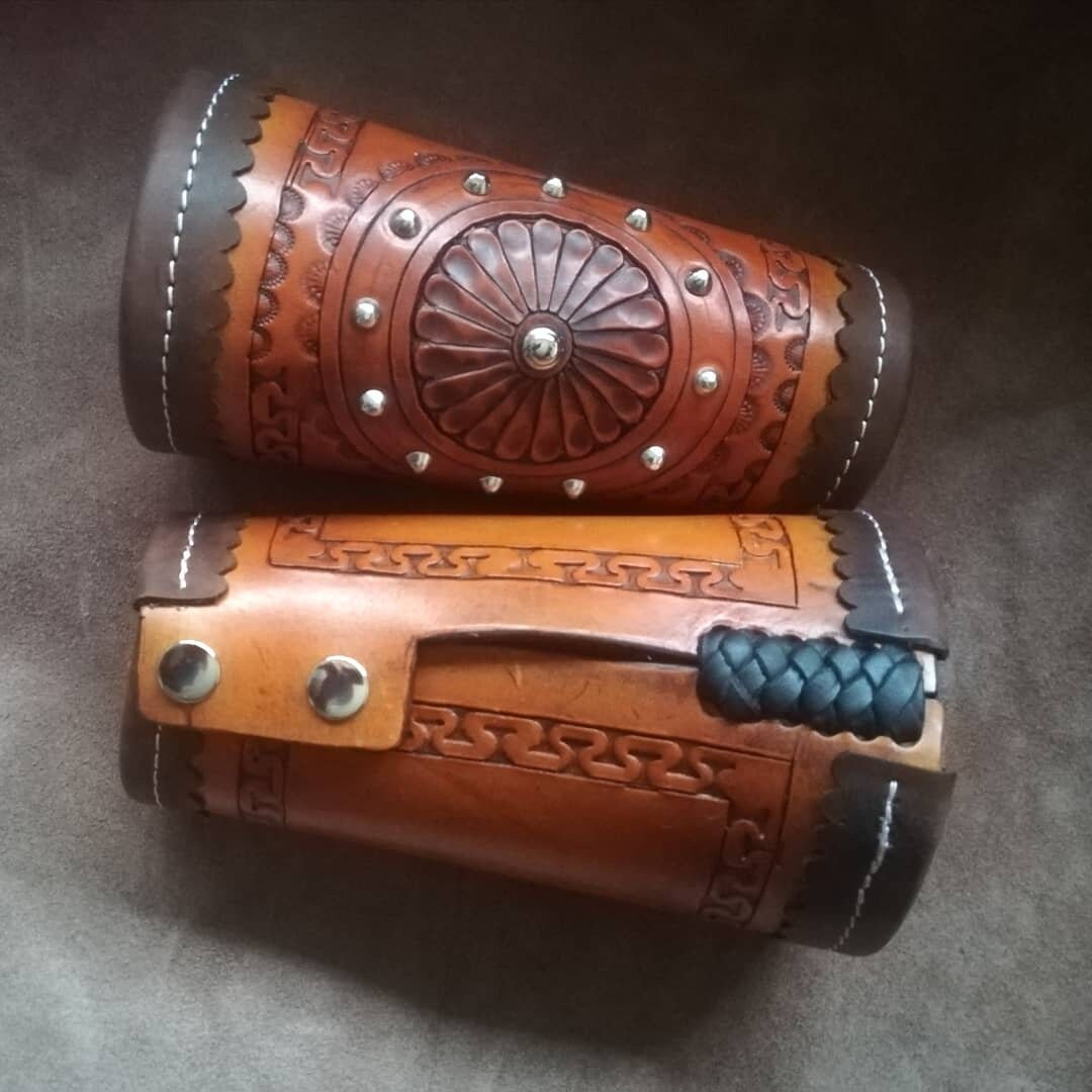 Cowboy Roping Cuffs Old Style Cowboy Cuffs - Etsy