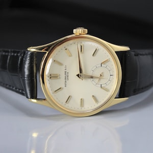 Patek Philippe 18K Yellow Gold Vintage Calatrava Watch  #300226 (Buckle not included)