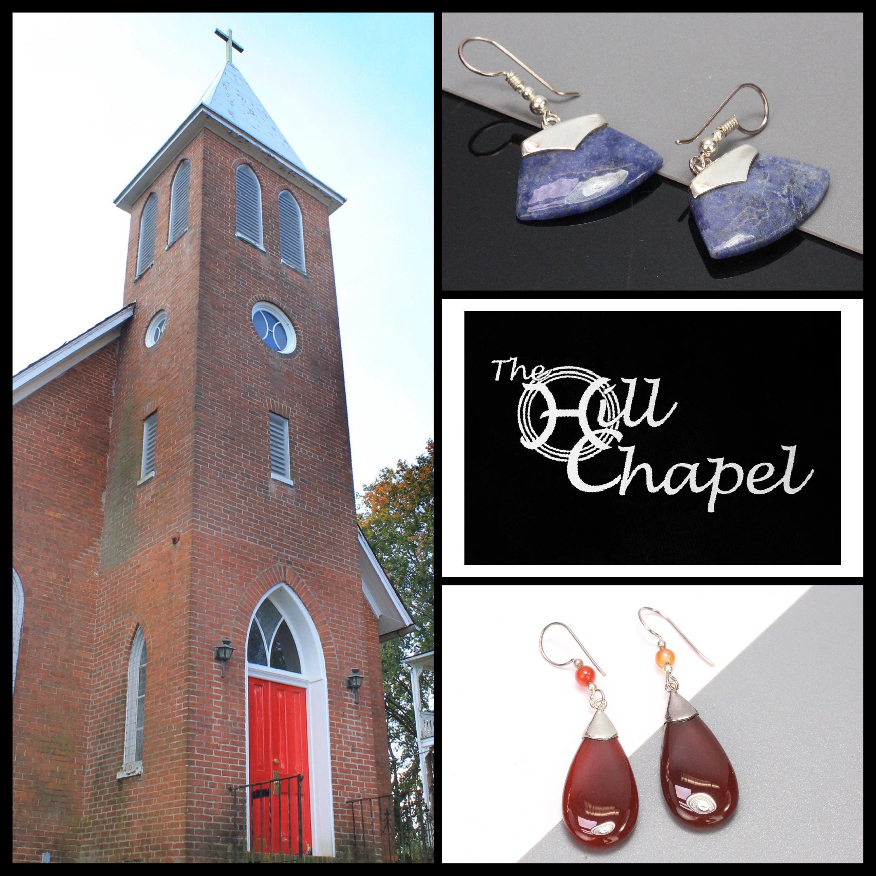 Boucle d'oreille en argent – création artisanale upcyclée – pièce unique - Montres & Bijoux