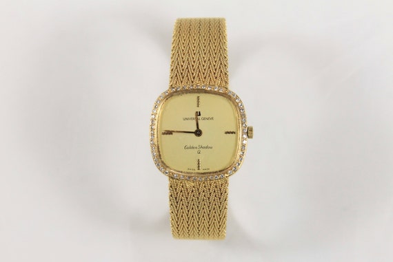 18K Yellow Gold Ladies Vintage Universal Geneve Br