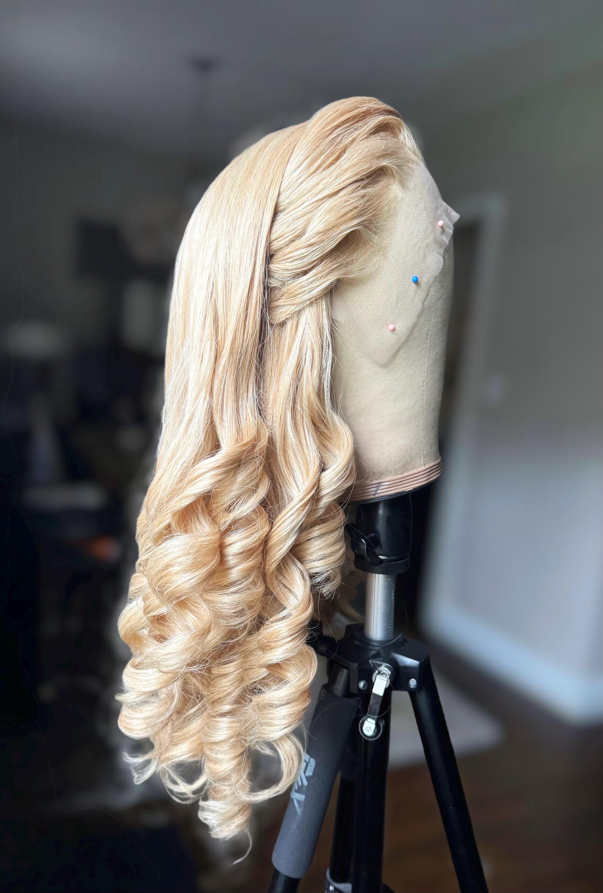 Glinda Perücke Bubble Kleid - Lace Front Wicked Film Cosplay Perücke Bildschirm Genaue Glinda Kostüm Perücke Fee Prinzessin ziehen Perücke Theaterqualität