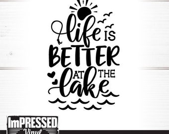 Lake Life Svg Etsy