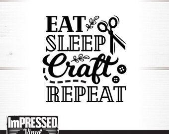 Download Eat Sleep Craft Svg Etsy PSD Mockup Templates
