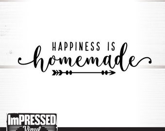 Download Happiness Is Homemade Svg Etsy
