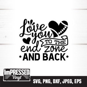 Te amo hasta la zona de anotación y de regreso SVG- Descarga instantánea