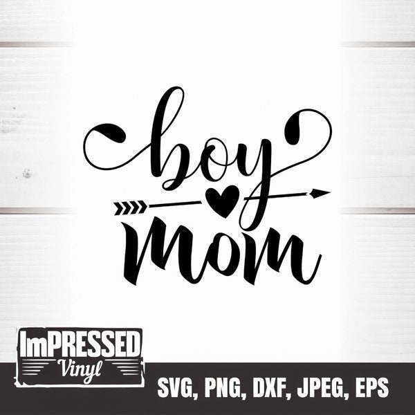 Boy Mom SVG- Instant Download