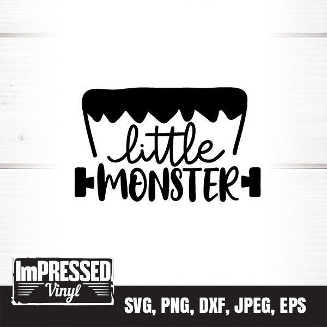 Little Monster SVG Instant Download - Etsy