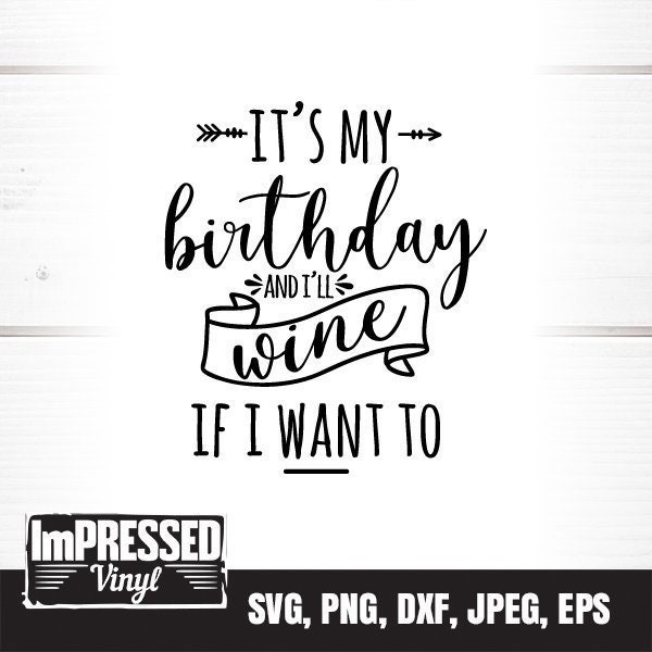 Happy Birthday Wine Etsy