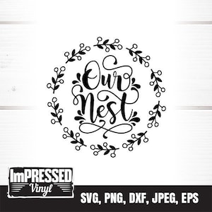 Unser Nest SVG
