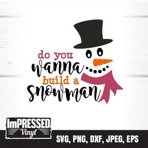 Voulez-vous faire un bonhomme de neige SVG - téléchargement immédiat