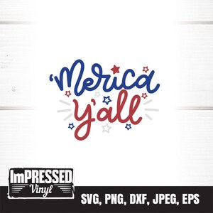 Merica 'Yall SVG- Instant Download
