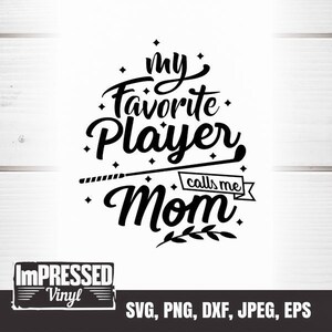 Mon joueur préféré m'appelle maman (golf) SVG - téléchargement immédiat