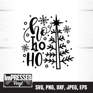 Ho Ho Ho SVG - Sofort Download