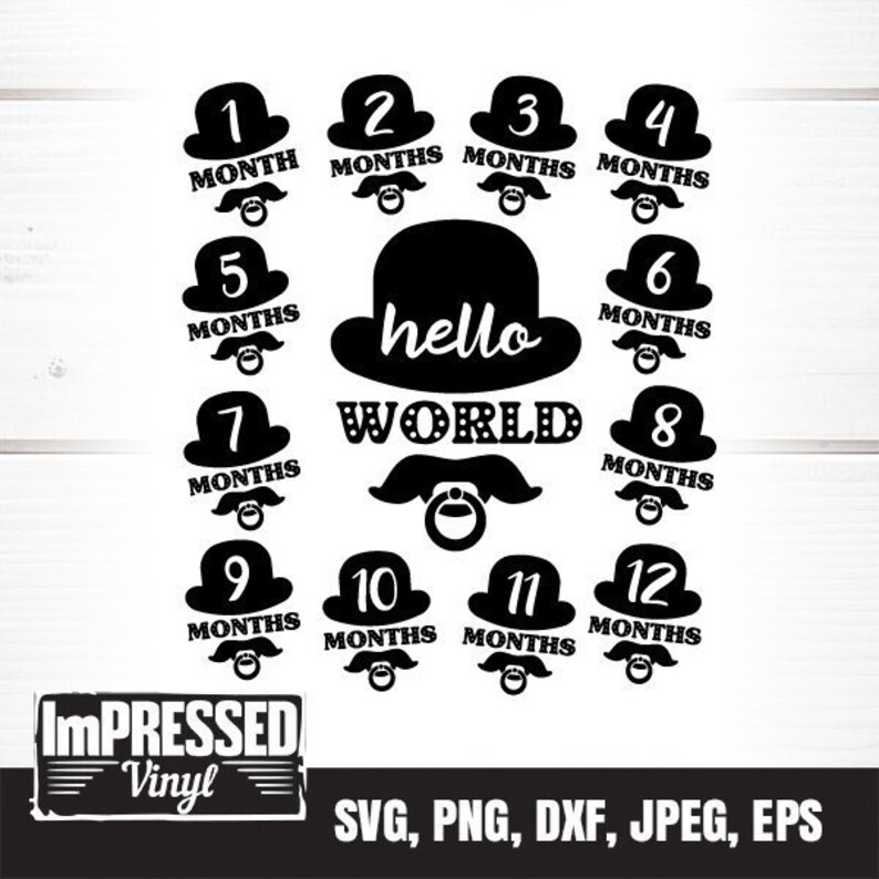Free Free 237 Baby Milestone Svg Free SVG PNG EPS DXF File