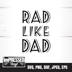 Rad Like Dad SVG - Sofort Download